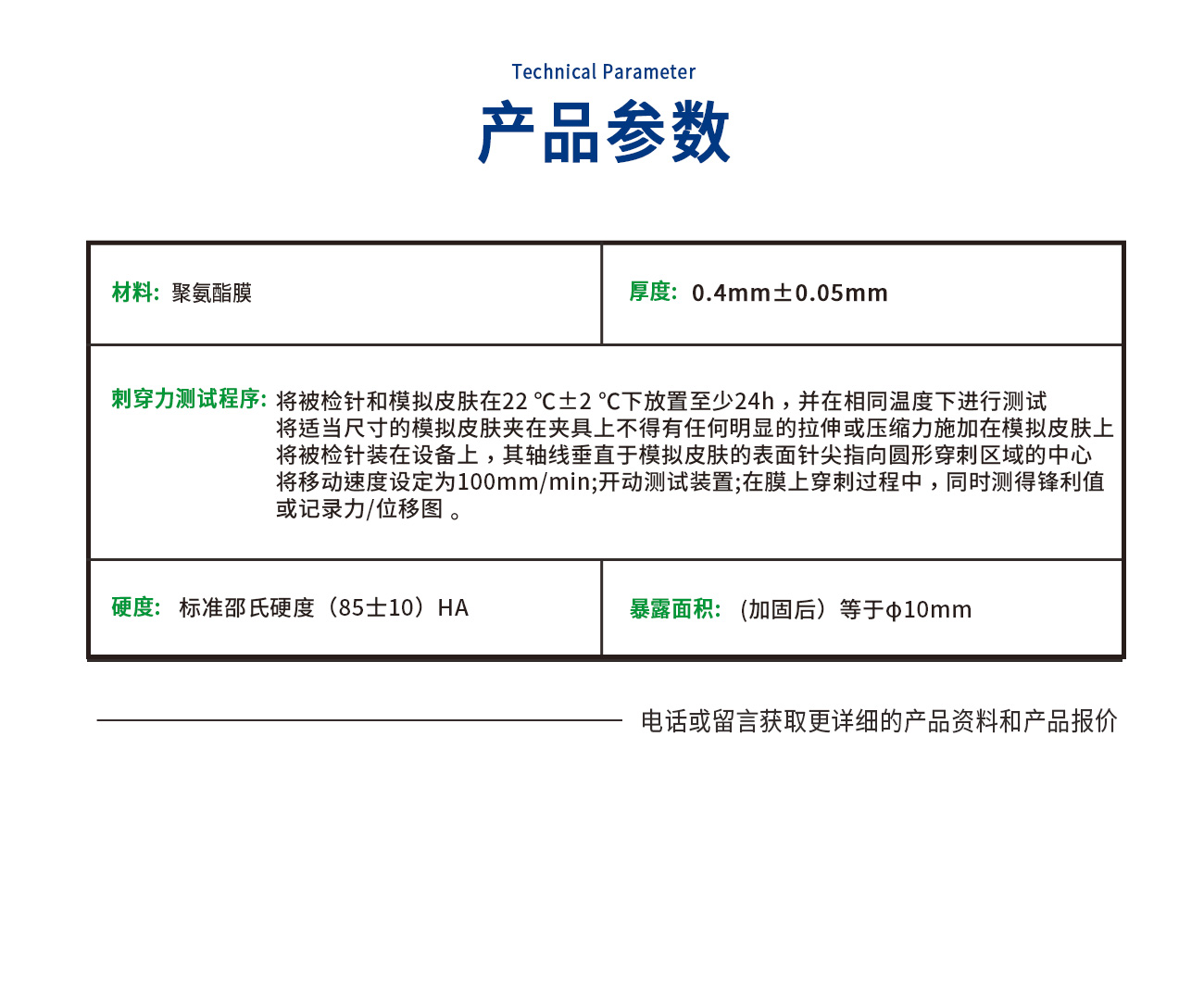 ISO7864:2016模擬皮膚